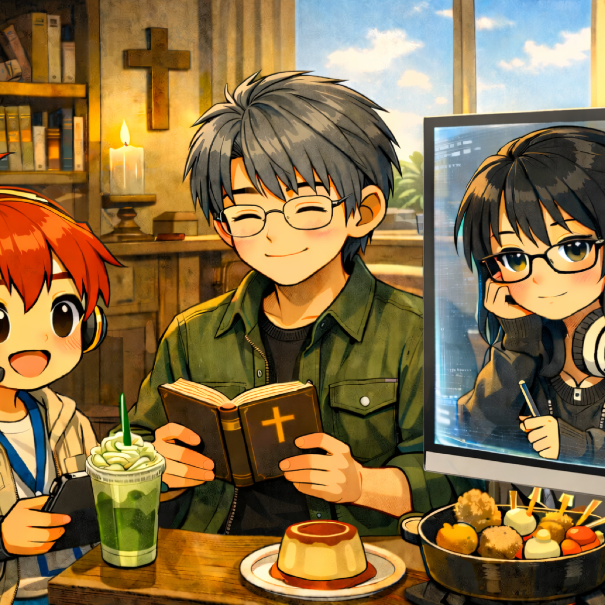 旧正月の余白ログイラスト